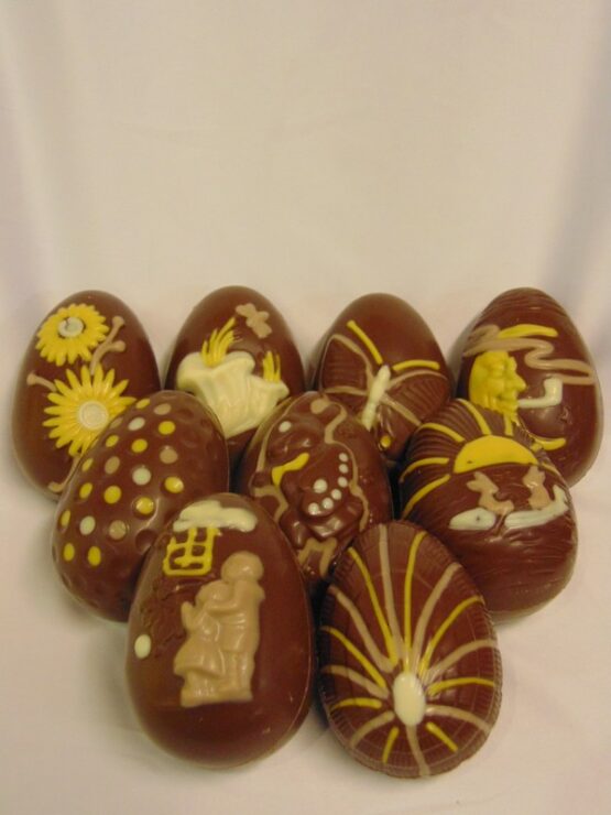 Deco holgoed in melkchocolade