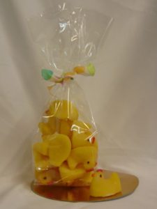 Zakje Suikerkippetjes, fondantsuiker Zakje Suikerkippetjes Suikerkippetjes