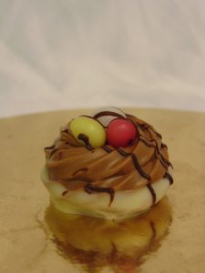 Vogelnestje in praliné Vogelnestje praliné