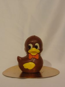 Aeden, het eendje in melkchocolade