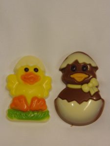 Honey en Sandy, de eendjes in witte en melkchocolade