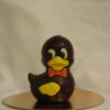 Kain, het eendje met strik in pure chocolade