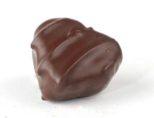 VDV Chocolaterie hartje marsepein pure praline marsepein Belgische chocolade