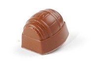 VDV Chocolaterie pralines tonnetje melk advocaat crème Belgische artisanale chocolade