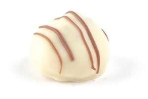 VDV Chocolaterie Pralines Witte chocolade Slagroom Mokka met Walnoot Belgische Chocolade
