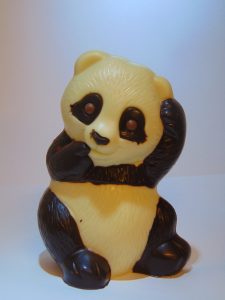 VDV Chocolaterie chocolade witte chocolade Evy pandabeertje