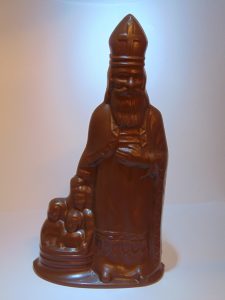 VDV Chocolaterie chocolade melkchocolade sint met drie kinderen in melkchocolade Belgische chocola