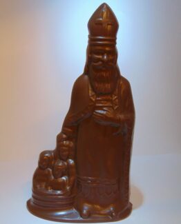 VDV Chocolaterie chocolade melkchocolade sint met drie kinderen in melkchocolade Belgische chocola