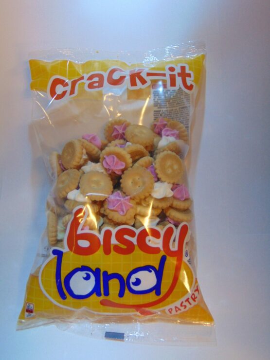 Nic Nac Iced Gem met suikerhoedje 250 g Nic Nac Iced Gem met suikerhoedje klein VDV Chocolaterie sint Sint Maarten Sinterklaas ander lekkers Iced gem klein Nicnac suiker