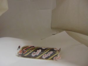 Marsepein reep met chocolade VDV Chocolaterie sint Sint Maarten Sinterklaas ander lekkers marsepein met chocolade