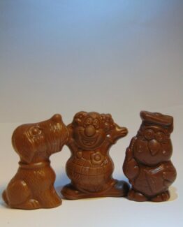 Holgoed piepfiguren in melkchocolade piepfiguurtjes in melkchocolade VDV Chocolaterie sint Sint Maarten Sinterklaas chocolade holgoed melkchocolade