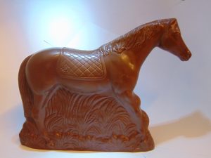 Amigo, het paard in melkchocolade Amigo VDV Chocolaterie