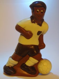 Eden VDV Chocolaterie sint Sint Maarten Sinterklaas chocolade voetballer melkchocolade