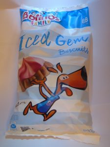 Nic Nac Iced Gem met suikerhoedje groot VDV Chocolaterie sint Sint Maarten Sinterklaas ander lekkers Nicnac suiker Iced Gem groot