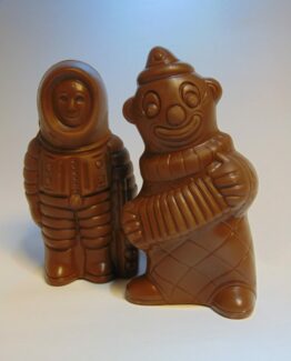 Holgoed in melkchocolade VDV Chocolaterie Sint Maarten Sinterklaas chocolade holgoed melkchocolade