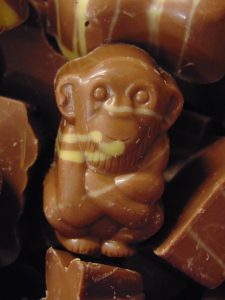 Zoodiertjes in melkchocolade gevuld met advocaat alcohol Zoodiertjes gevuld met advocaat VDV Chocolaterie sint Sint Maarten Sinterklaas chocolade zoodiertjes melkchocolade met advocaat