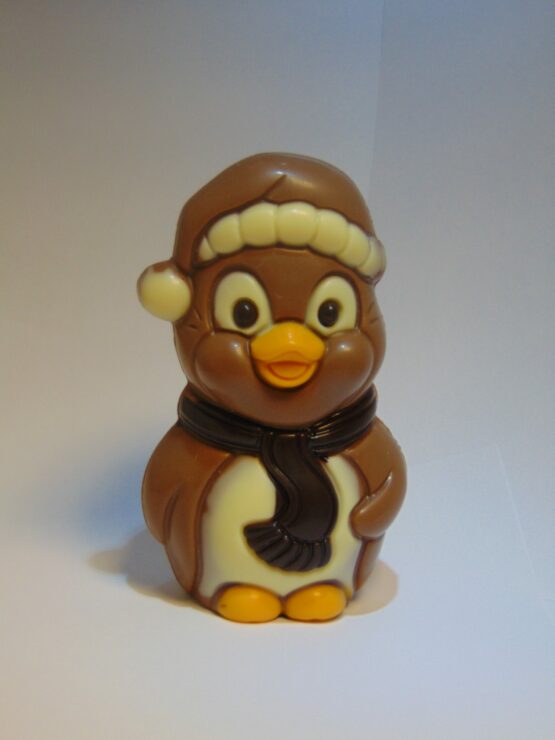 Jacky de lieve pinguïn in melkchocolade VDV Chocolaterie