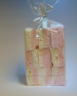 Vierkante malse spekken roze-wit VDV Chocolaterie