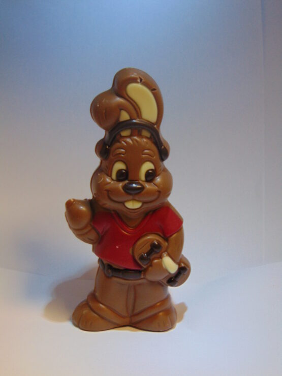 Aiden met skateboard in melkchocolade