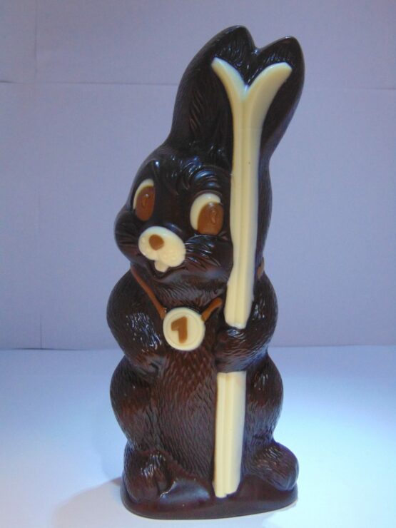 Shadow het skihaasje in fondant chocolade