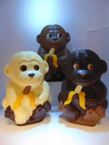 Gustave, het aapje in melkchocolade