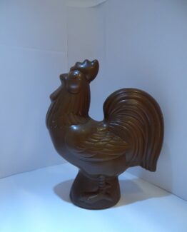 Erwin de trotse haan in melkchocolade