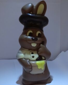 Pierre, de kok in melkchocolade