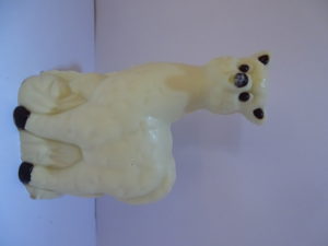 Pam, de alpaca in witte chocolade