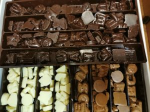 Chocoladen letters