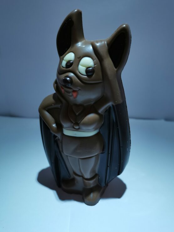 Batwoman duiveltje in melkchocolade
