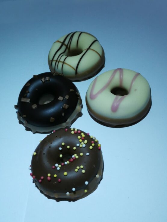 Donuts in chocolade