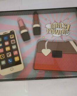 Girl's set in melkchocolade