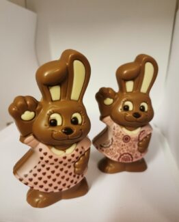 Mary het konijntje in melkchocolade met het jurkje