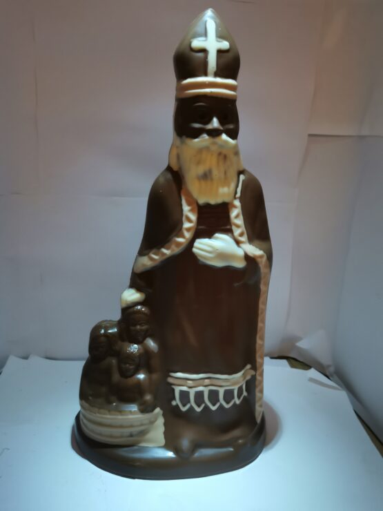 Sint in melkchocolade décoré