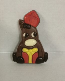 Het paard van de sint caraques in melkchocolade