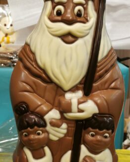 Aandacht : verloting reuze sint in melkchocolade