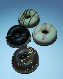Donuts in chocolade